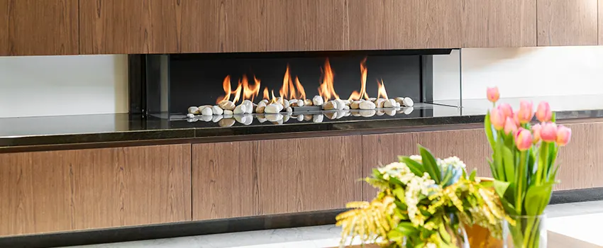 Double-height Fireplace Design Refurbishment in Painesville, Ohio