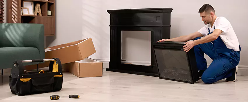 Old Rusted Metal Fireplace Repair And Replacement in Painesville, OH