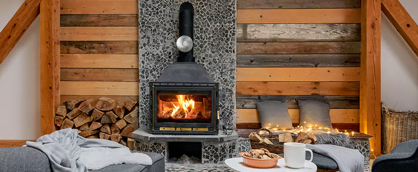 Thelin Hearth Products Direct Vent Gas Stove Fireplace Inspection in Painesville, Ohio